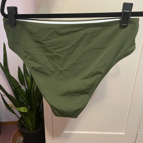 Shade & Shore High Leg High Waist Cheeky Bikini Bottom - Picture 3 of 3